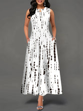 Afbeelding in Gallery-weergave laden, Abstract Sleeveless Dress