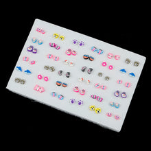 Charger l'image dans la galerie, 18/36/100Pairs Mixed Stud Earrings