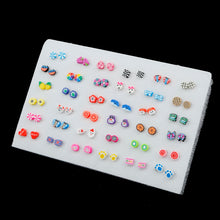 Charger l'image dans la galerie, 18/36/100Pairs Mixed Stud Earrings