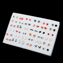 Charger l'image dans la galerie, 18/36/100Pairs Mixed Stud Earrings