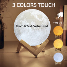 Charger l'image dans la galerie, Personalized 3D Moon Lamp