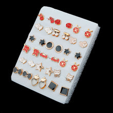Charger l'image dans la galerie, 18/36/100Pairs Mixed Stud Earrings