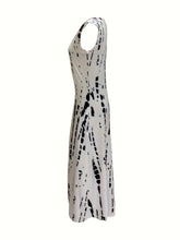 Afbeelding in Gallery-weergave laden, Abstract Sleeveless Dress