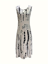 Afbeelding in Gallery-weergave laden, Abstract Sleeveless Dress