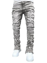 Load image into Gallery viewer, Ripped Slim Fit Jeans
